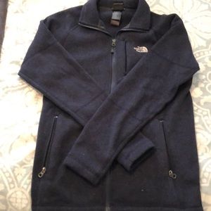 North face navy blue jacket